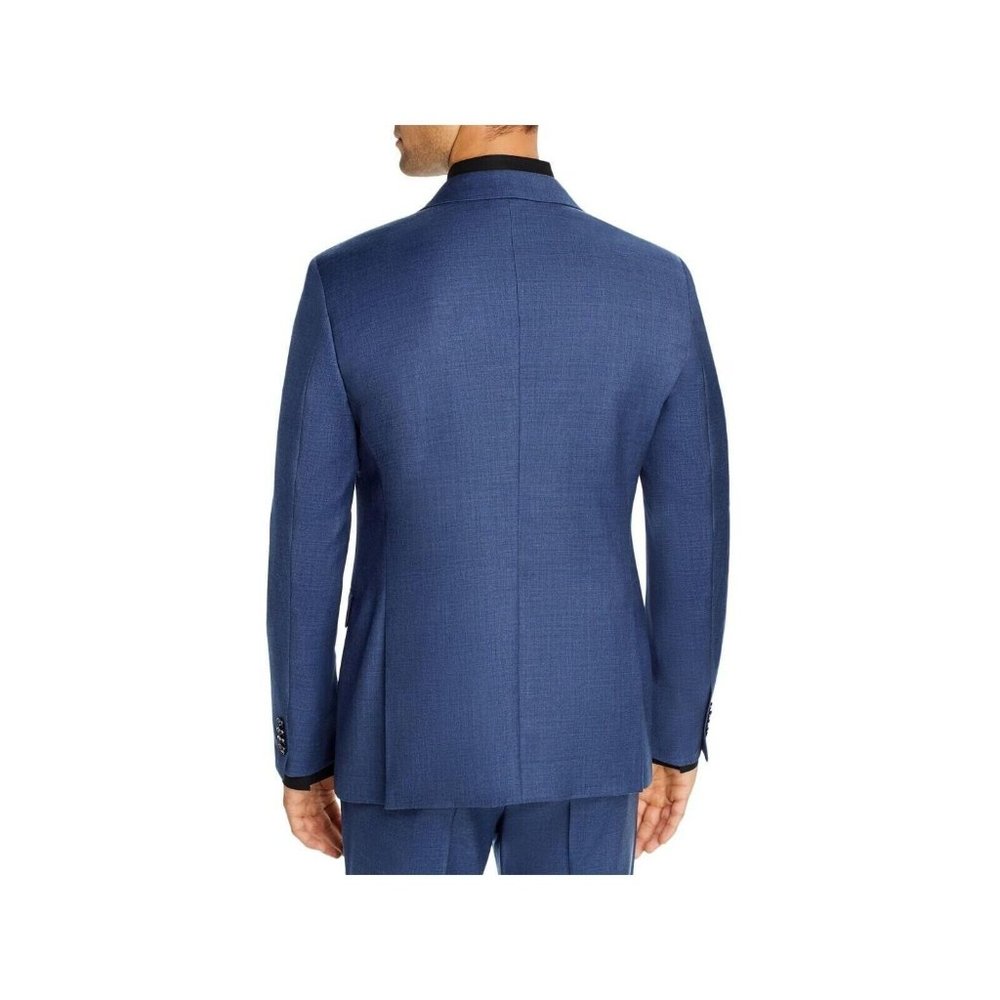 John Varvatos Star Bleecker Melange Slim Fit Suit Jacket Sports Coat 38 R 38R - Picture 3 of 4